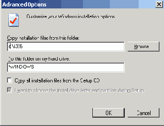   Advanced Options