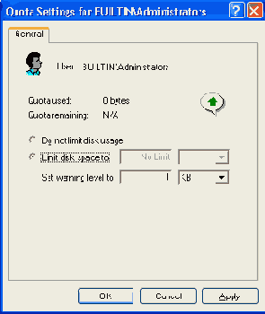   Quota Settings