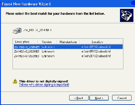  Found New Hardware Wizard