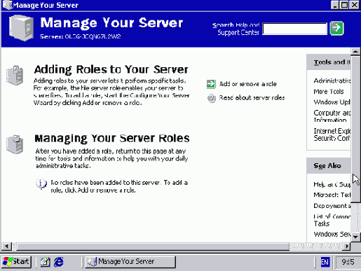   Manage Your Server