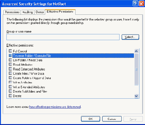  Effective Permissions